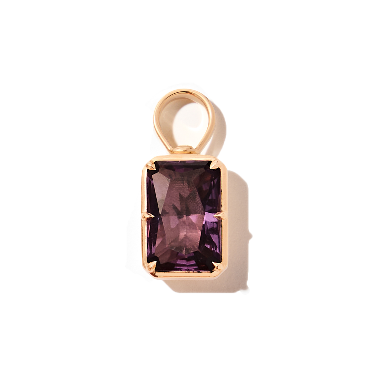 Half-Coach Charm in Gold with Anza Gems