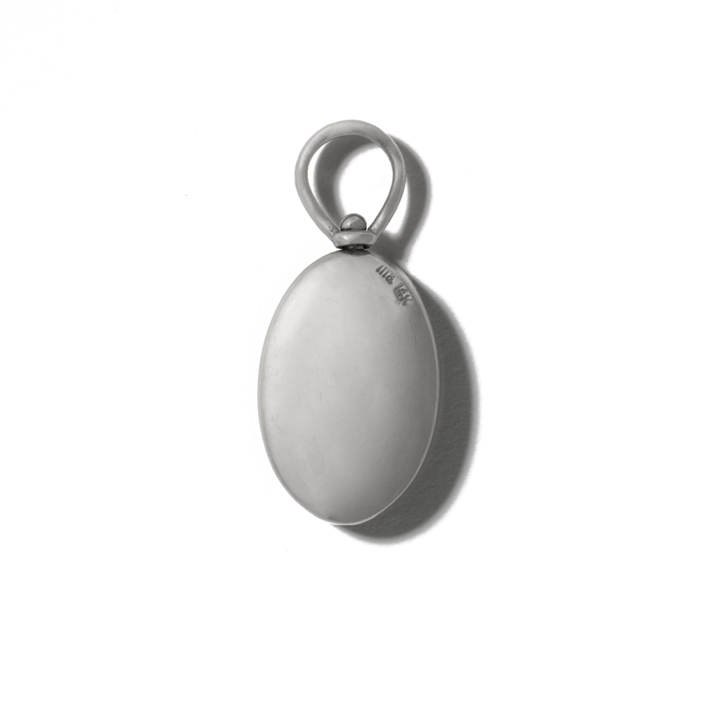 Small Oval Charm with Fordite