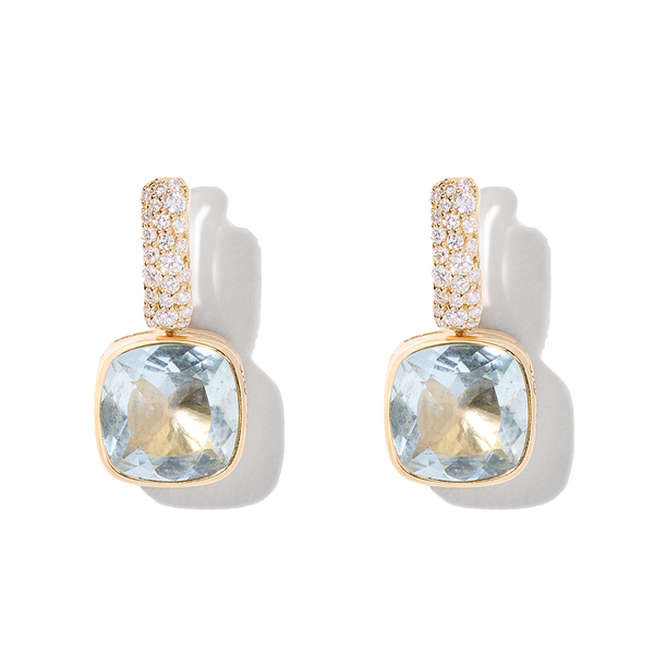 Diamond & Aquamarine Earring Kit