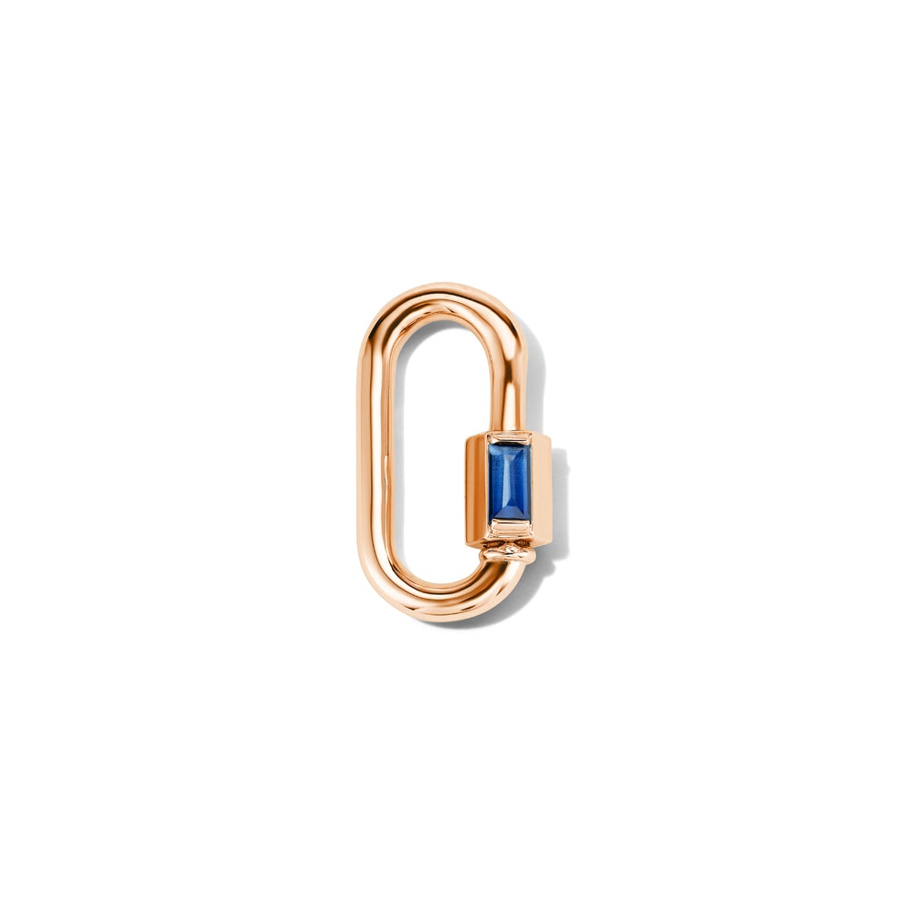 Solo Baguette Babylock with Blue Sapphire