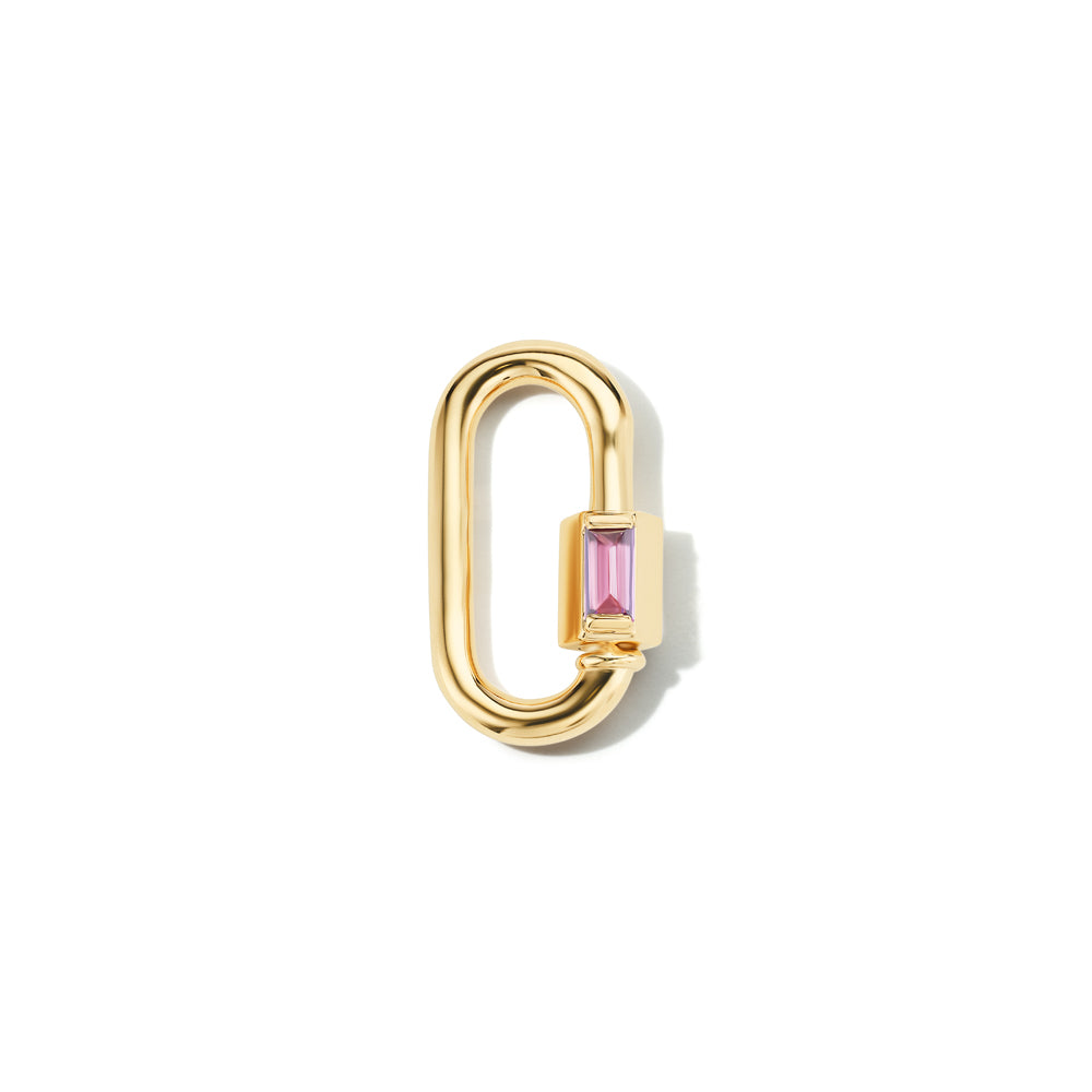 Solo Baguette Babylock with Rhodolite