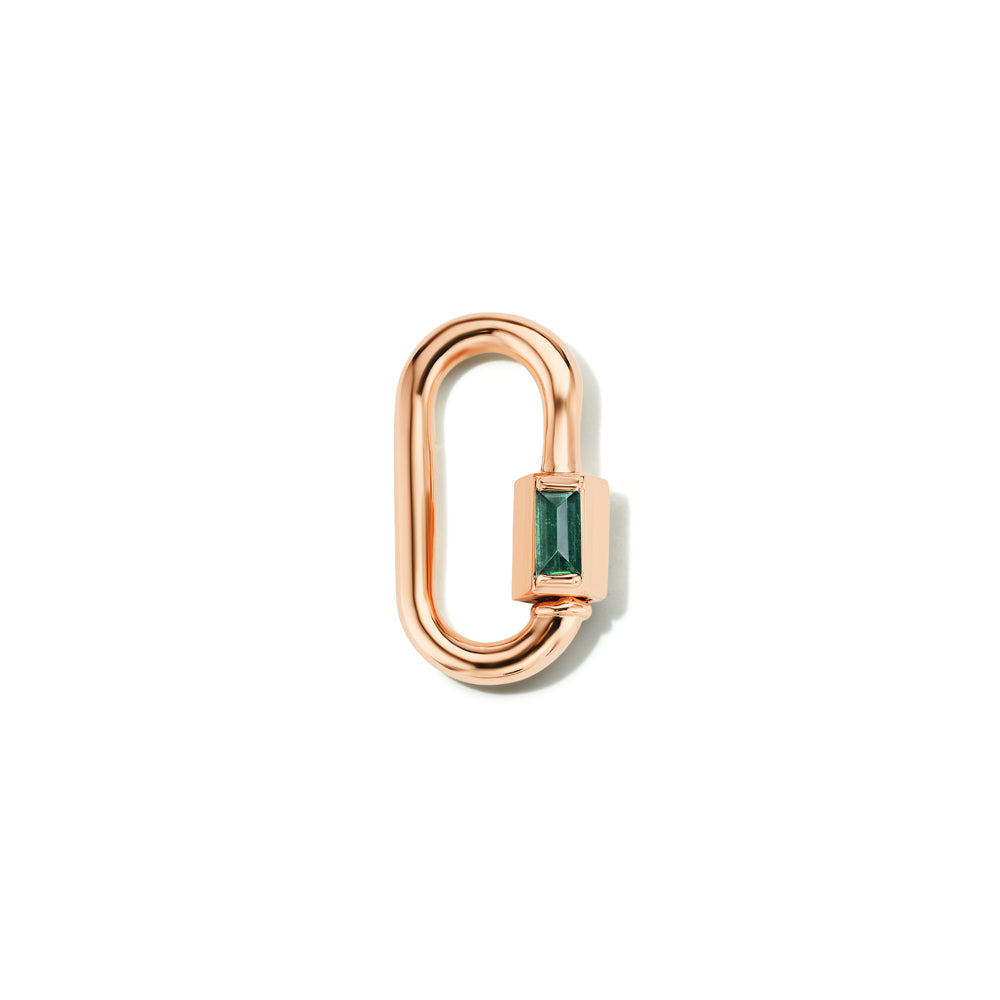 Solo Baguette Babylock with Emerald