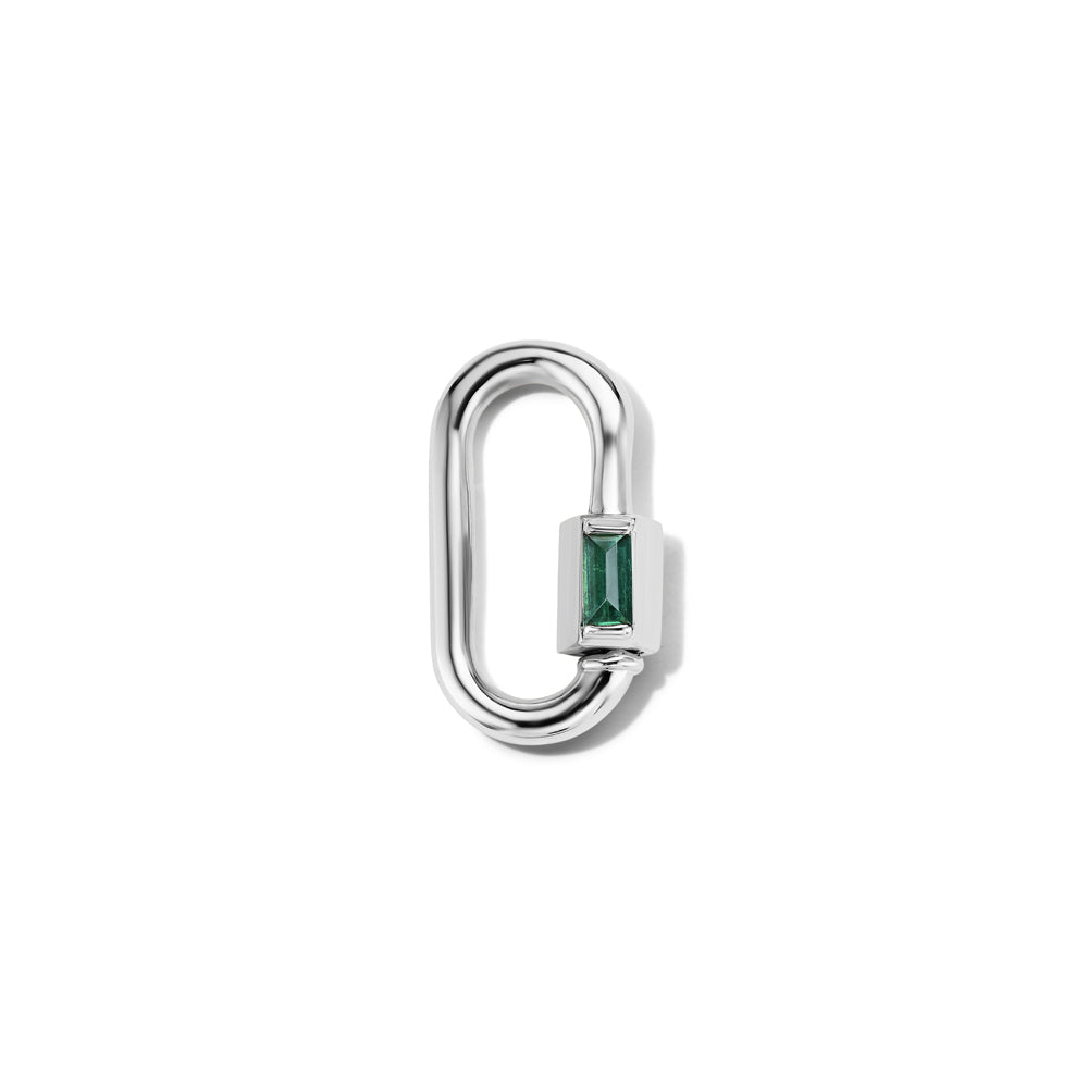 Solo Baguette Babylock with Emerald