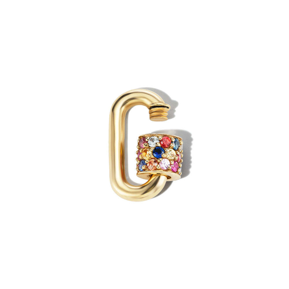 Stoned Chubby Babylock with Mixed Sapphires