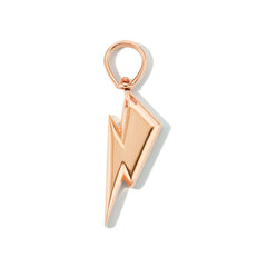 Lightning Bolt Charm with Fordite