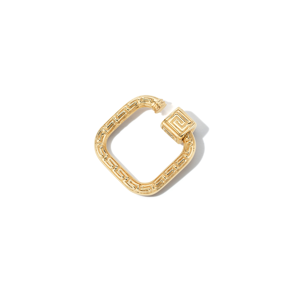 Baby Meander Lock in Gold