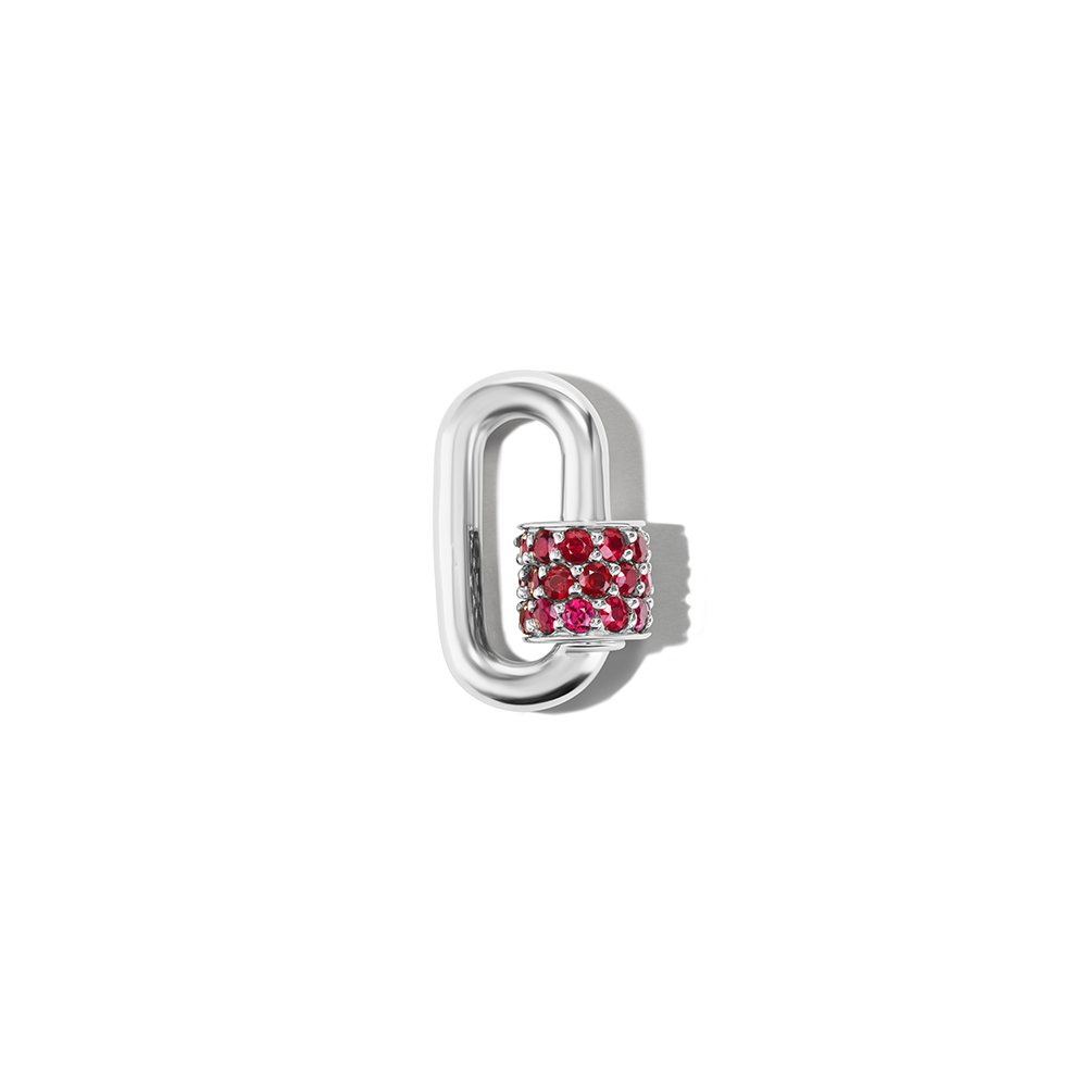 Stoned Chubby Babylock Lock with Rubies