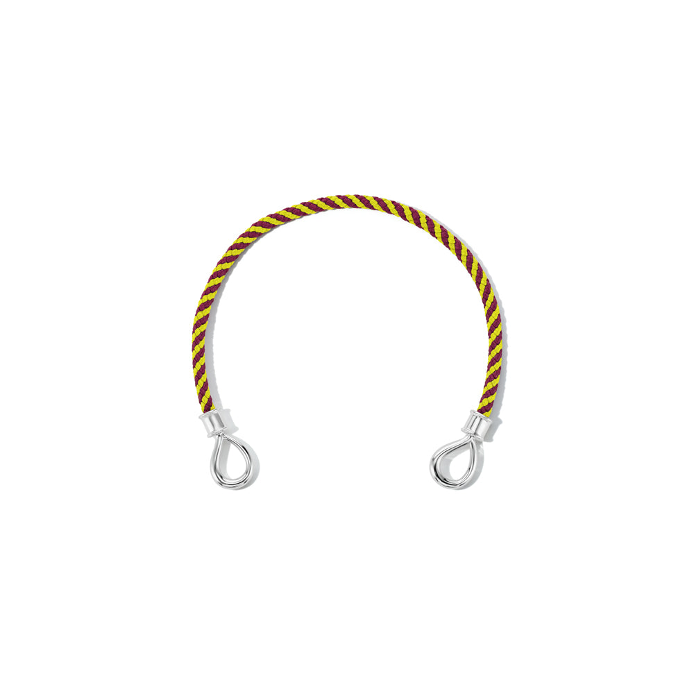 The String Project Bracelet with Silver Loops