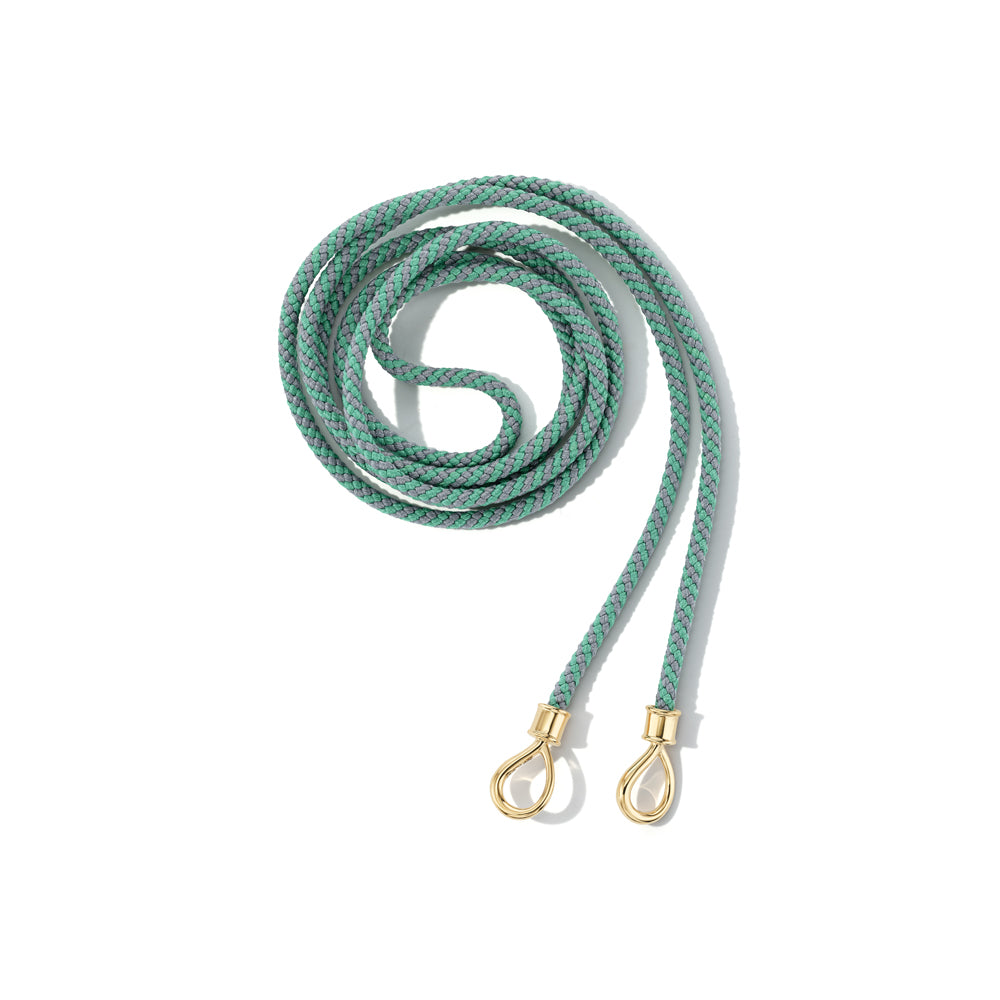 The String Project Necklace with Gold Loops