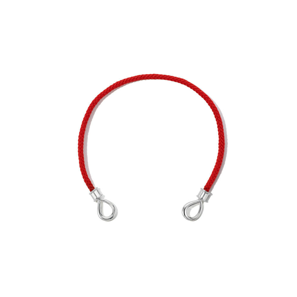 The String Project Bracelet with Silver Loops