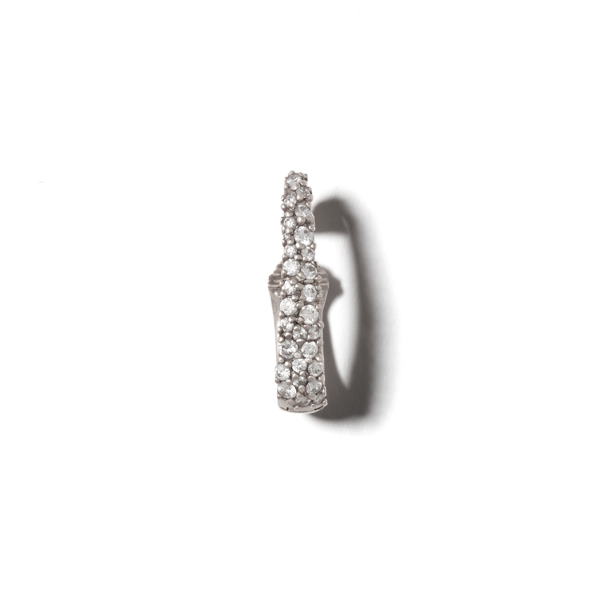 Pave Pierceless Earring with Diamonds