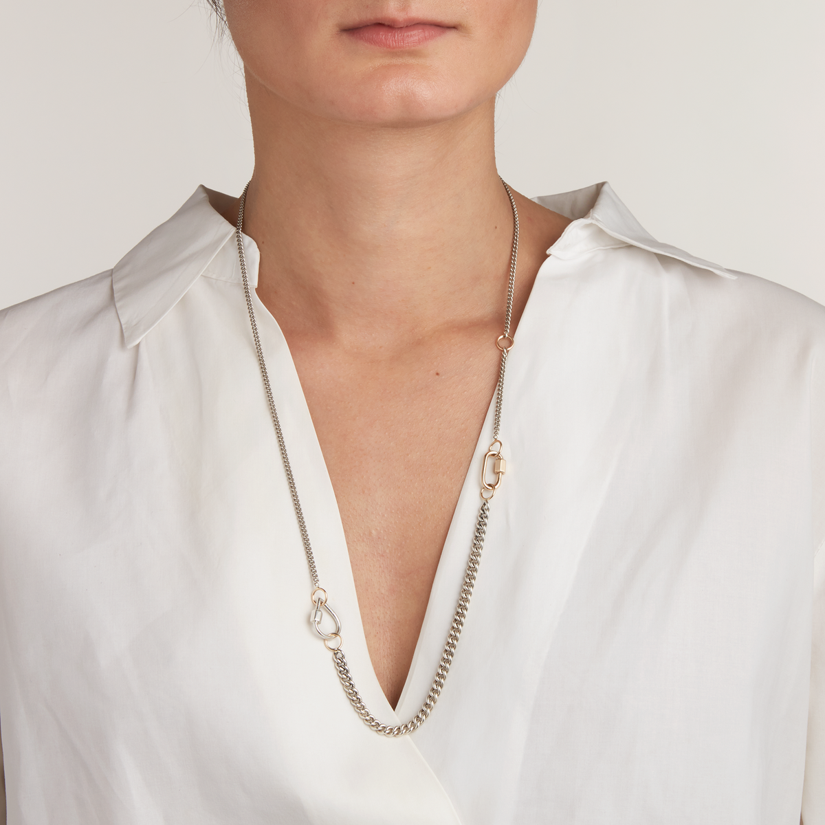 PlaySet worn as an extra long necklace