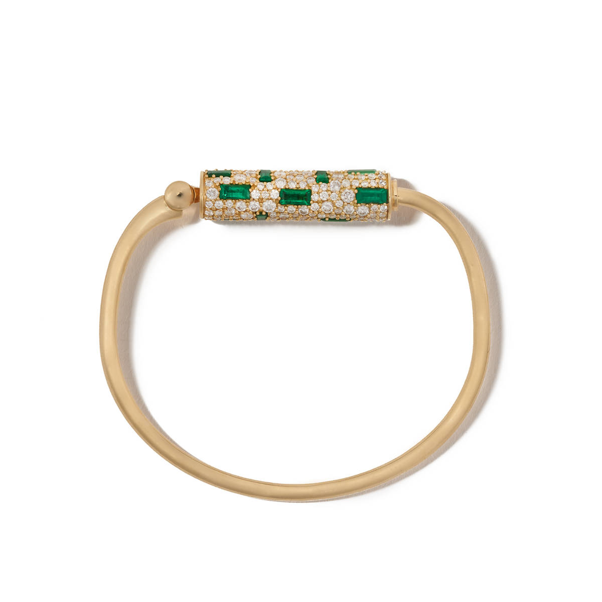 Stoned Trundle Lock Bracelet