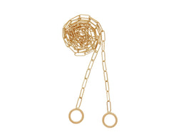 Square Link Chain in Gold Necklace